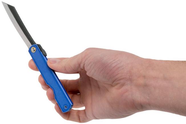Image for Higonokami pocket knife 7.3 cm HIGOC7B, Blue paper steel, Blue Enamel