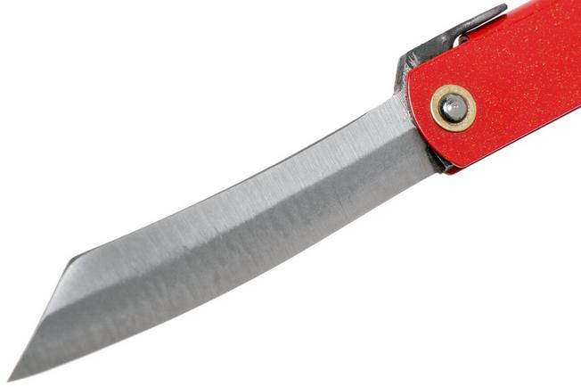 Image for Higonokami pocket knife 7.3 cm HIGOCLG, Blue paper steel, Red Glitter Enamel