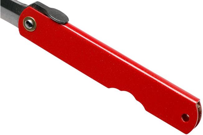 Image for Higonokami pocket knife 7.3 cm HIGOCLG, Blue paper steel, Red Glitter Enamel