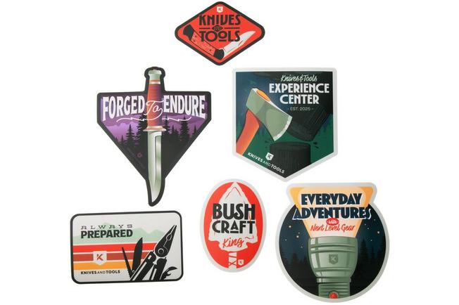 Afbeelding voor Knivesandtools Sticker Set #03 Everyday Adventures Edition