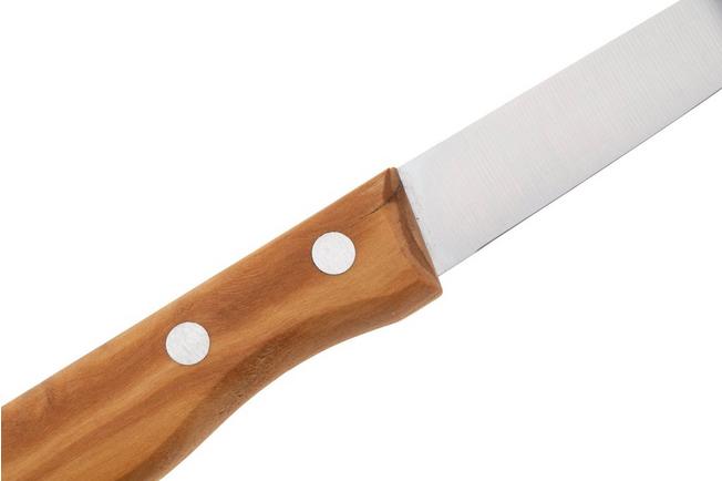 Afbeelding voor Knivesandtools Traditional Paring Knife, roestvast staal, olijfhout, 4-delige schilmessenset