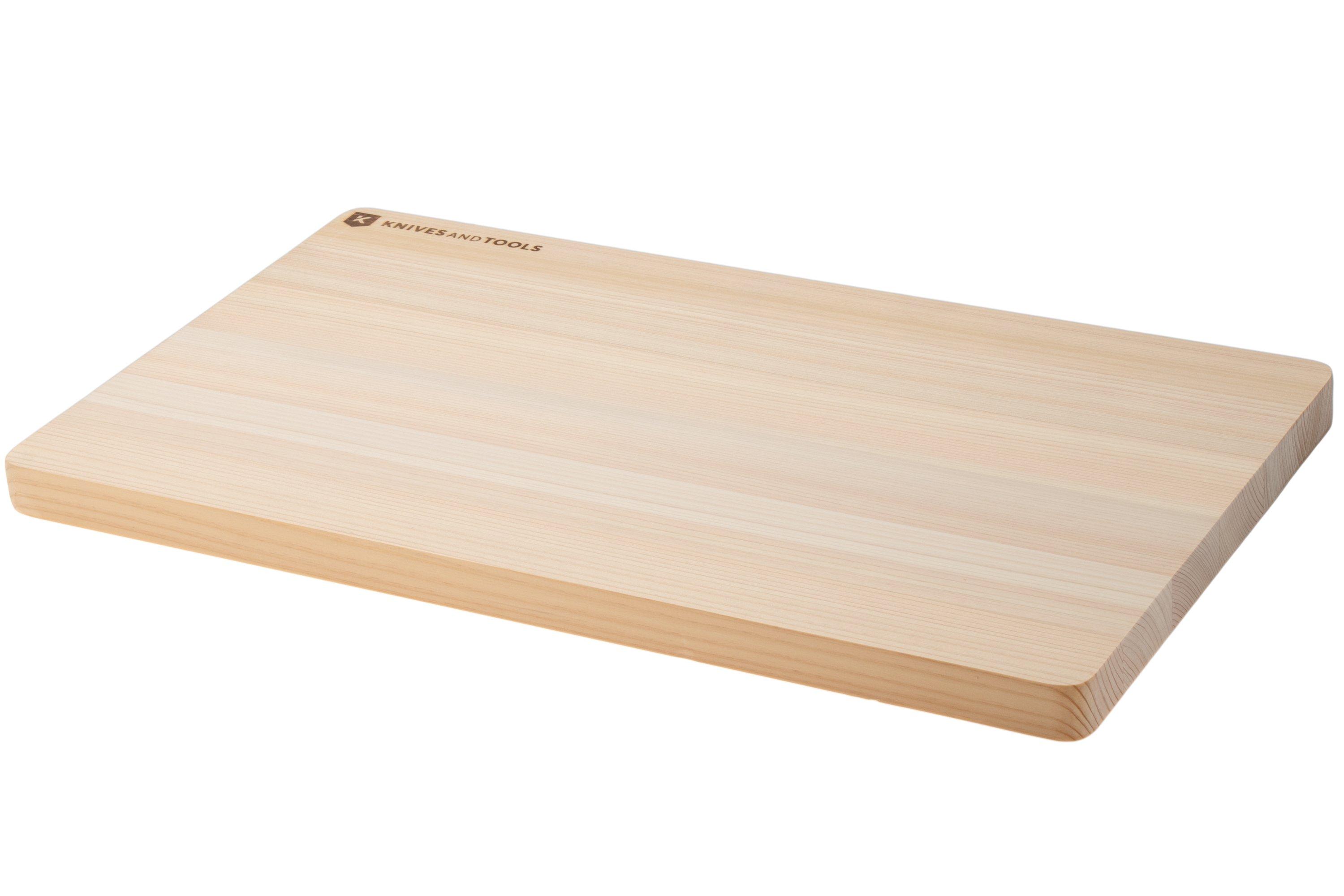 Knivesandtools Hinoki Cutting Board, snijplank hinokihout 42 x 24