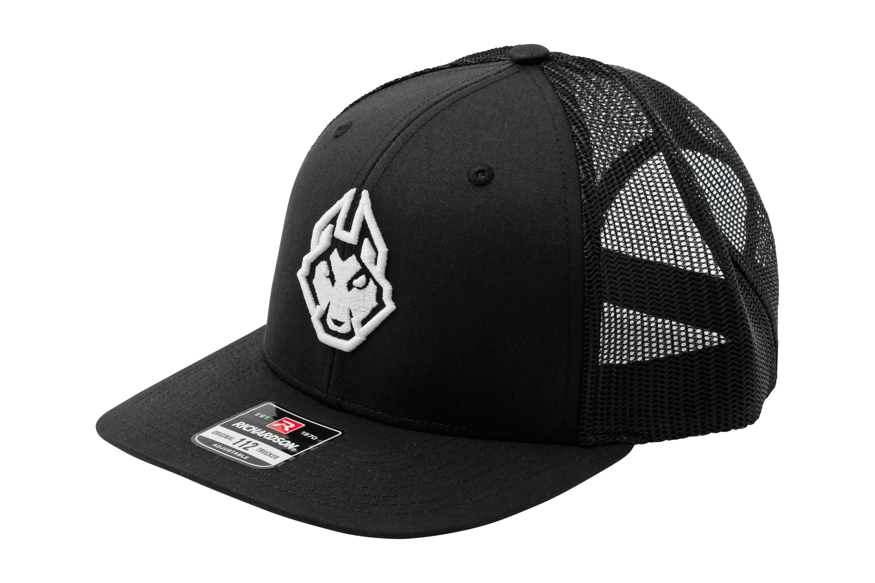 Wolf Trucker Cap - Black