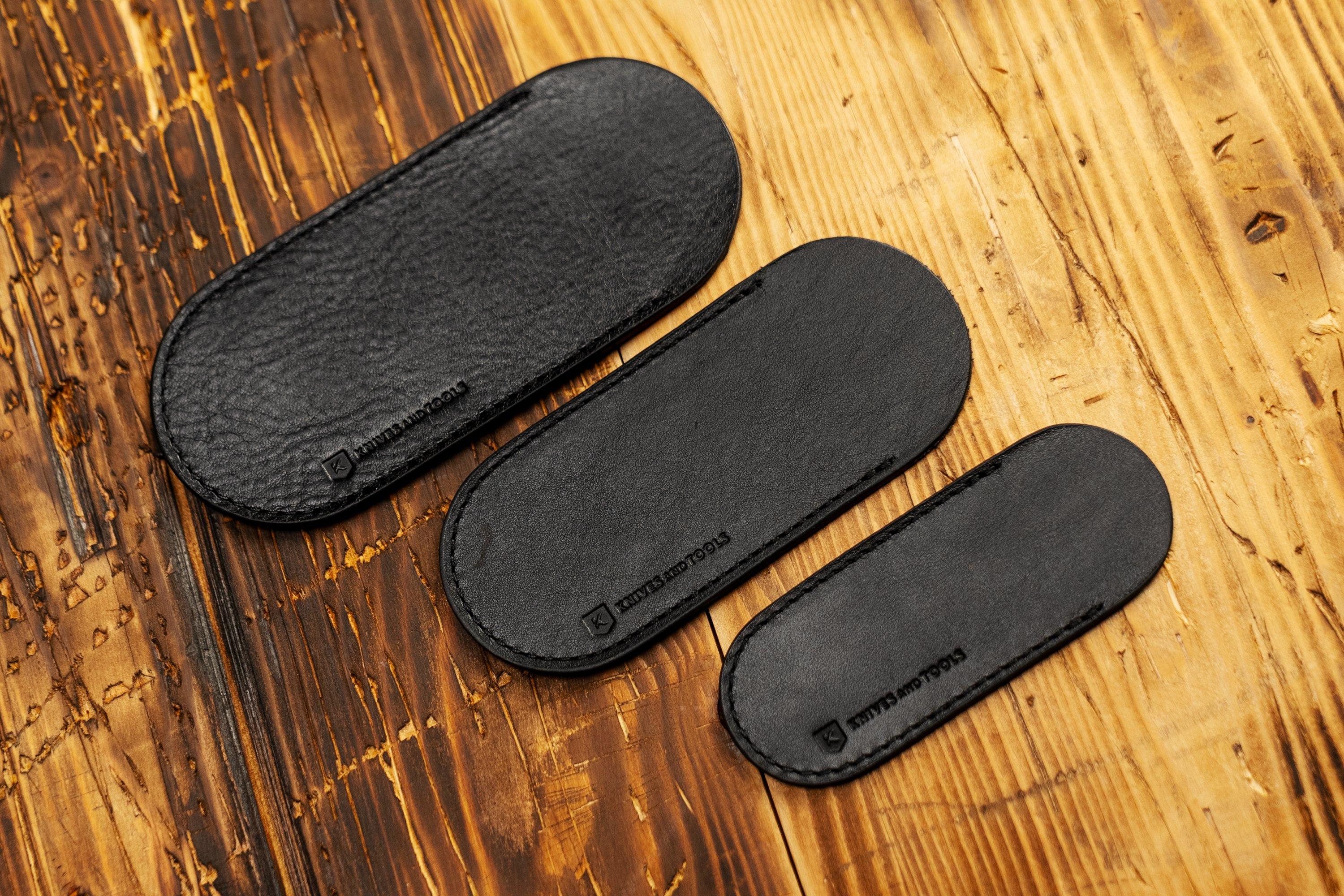 Knivesandtools Leather Sheath: zo kies je de juiste maat voor je zakmes