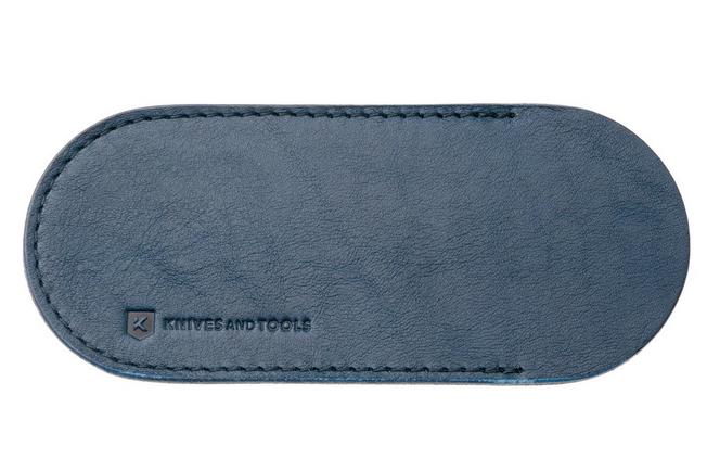 Image for Knivesandtools Leather Sheath, Dark Blue, Small, sheath