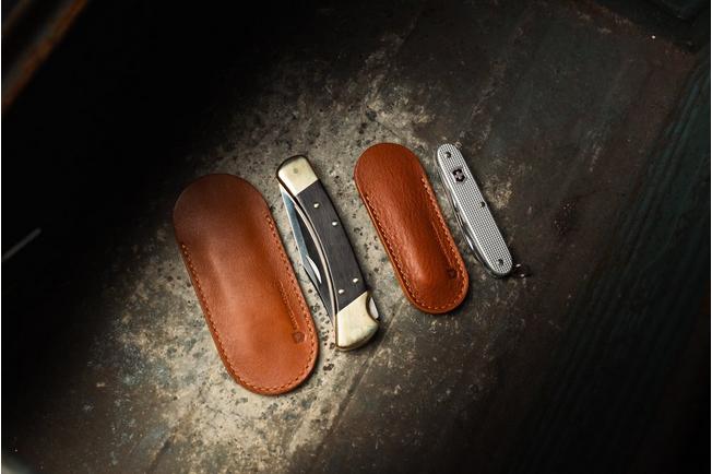 Image for Knivesandtools Leather Sheath, Dark Blue, Small, sheath