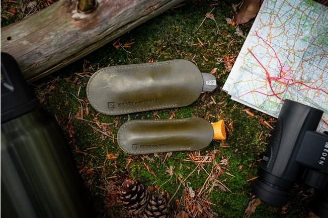 Image for Knivesandtools Leather Sheath, OD-Green, Small, sheath