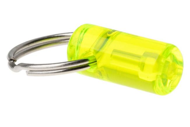 Afbeelding voor Knivesandtools Tritium Bivvy Zip Marker, Tinted Green, tweedelig, lichtgevende sleutelhanger