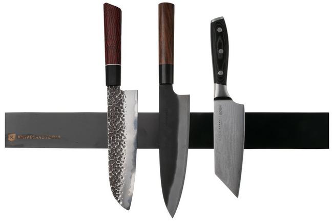 Bild für Knivesandtools Magnetic Knife Strip MKH104-50 Ash Black, Messer Magnetleiste, 50 cm