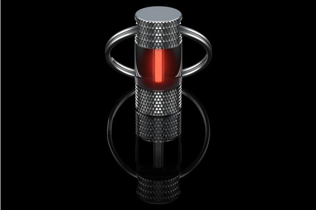 Afbeelding voor Knivesandtools Tritium MiniGlow Marker, Red, tweedelig, lichtgevende sleutelhanger