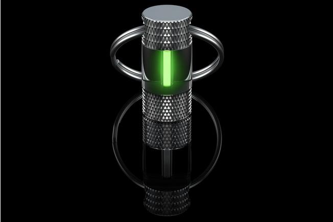 Afbeelding voor Knivesandtools Tritium MiniGlow Marker, Tinted Green, tweedelig, lichtgevende sleutelhanger