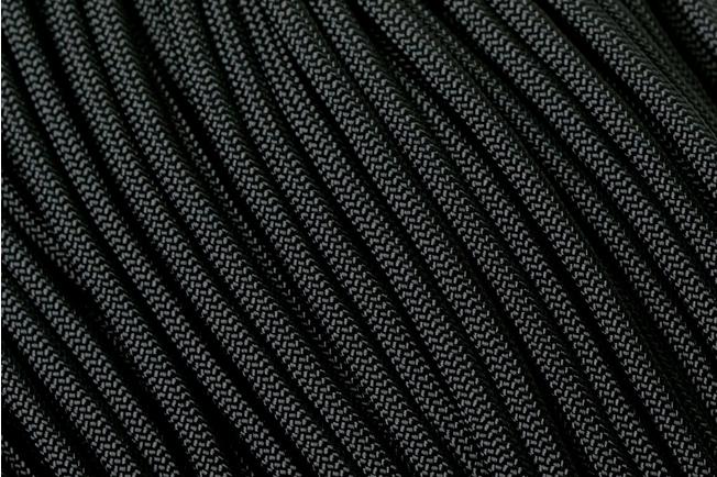 Knivesandtools 550 paracord type III, colour: black, 100 ft (30.48 m)