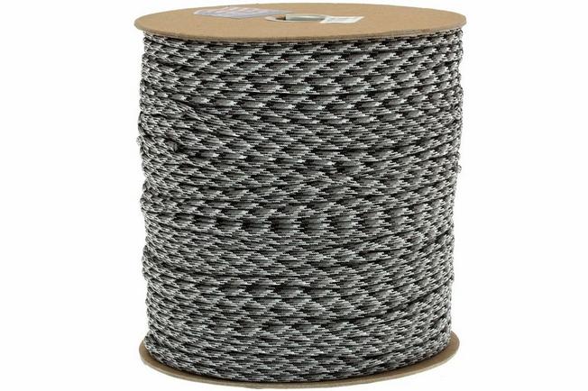 Knivesandtools 550 paracord type III, colour: camo dark camo, 1000 ft  (304.8 m)