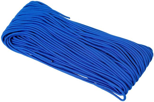 Knivesandtools 550 paracord type III, colour: royal blue, 100 ft (30.48 m)