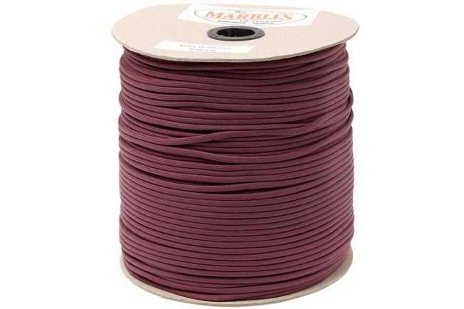 550 Paracord type III, colour: Maroon, 1000ft (304,8 m