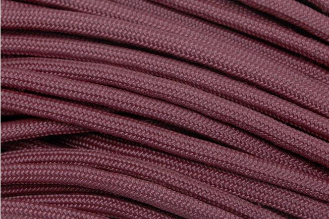 550 Paracord type III, Colour: Maroon, 100ft (30,48 m