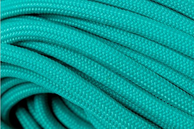 Knivesandtools 550 paracord type III, colour: neon turquoise with