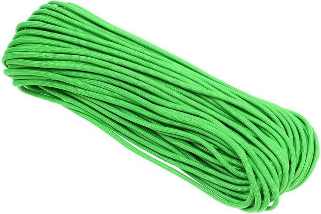 Image for 550 Paracord type III, Colour: Lime Green, 100ft (30,48 m)