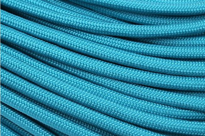 550 Paracord type III, Colour: Neon Turquoise, 100ft (30,48 m)