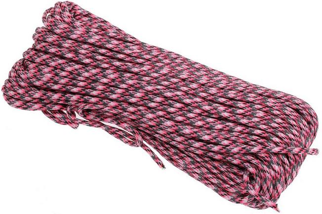 Image for 550 Paracord type III, Colour: Pink Camo, 100ft (30,48 m)