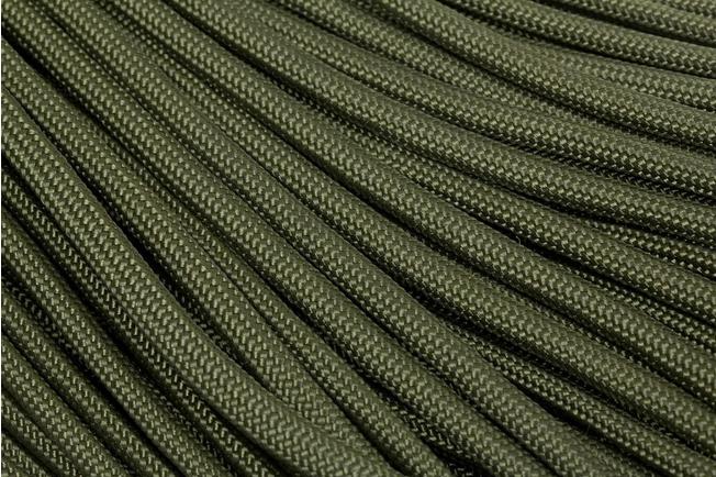 Image for 550 Paracord type III, Colour: Camo Green, 100ft (30,48 m)