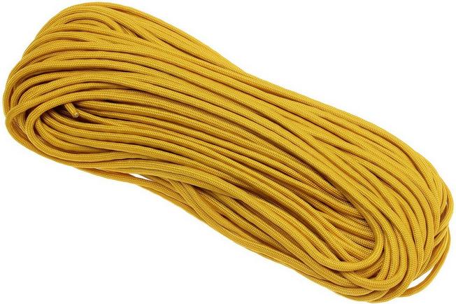 Image for 550 Paracord type III, Colour: Yellow/Gold, 100ft (30,48 m)