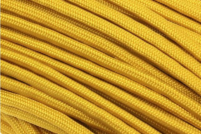 550 Paracord type III, Colour: Yellow/Gold, 100ft (30,48 m