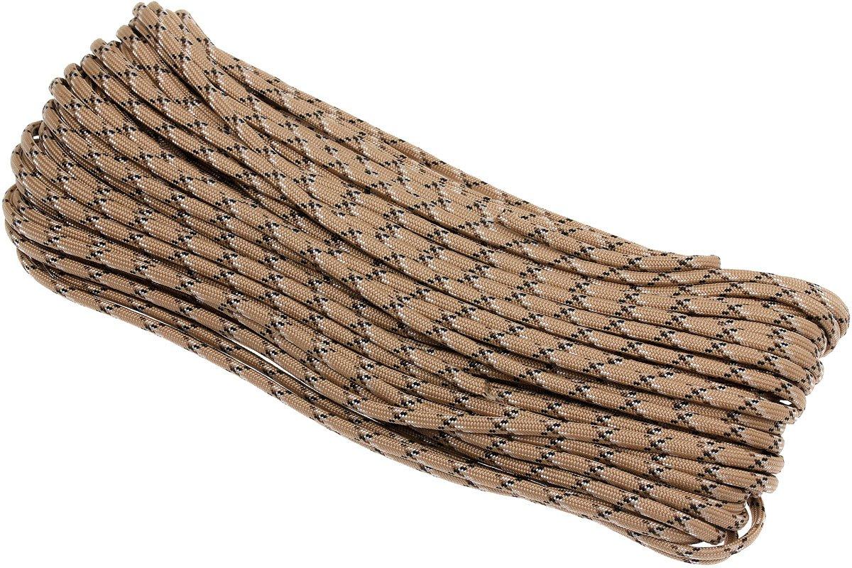 550 Paracord type III, Colour Desert Camo, 100ft (30,48 m