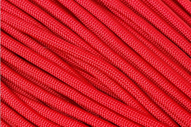 Knivesandtools 550 paracord type III, colour: imperial red, 100 ft (30.48  m)