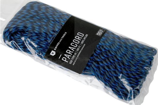 550 Paracord 3mm - 50ft Pack - Blue