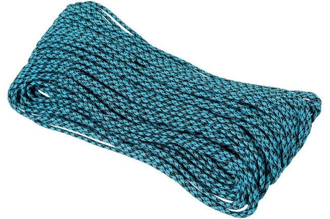 Knivesandtools 550 paracord type III, colour: navy camo, 100 ft (30.48 m)