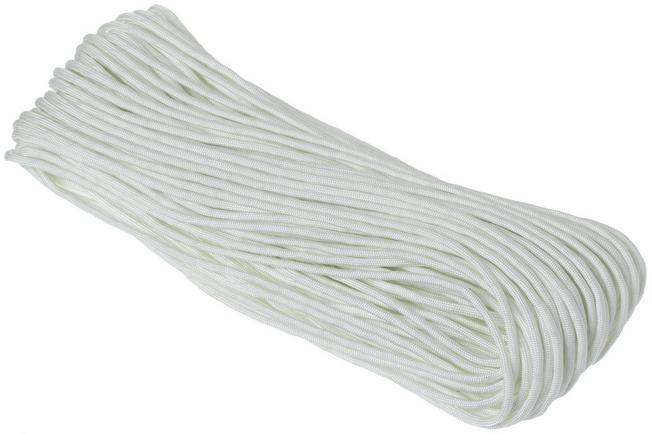 White Reflective Paracord 550 Cord 25', 50', 100', 300′