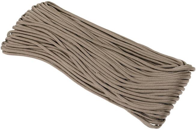 Knivesandtools 550 paracord type III, colour: tan, 100 ft (30.48 m)