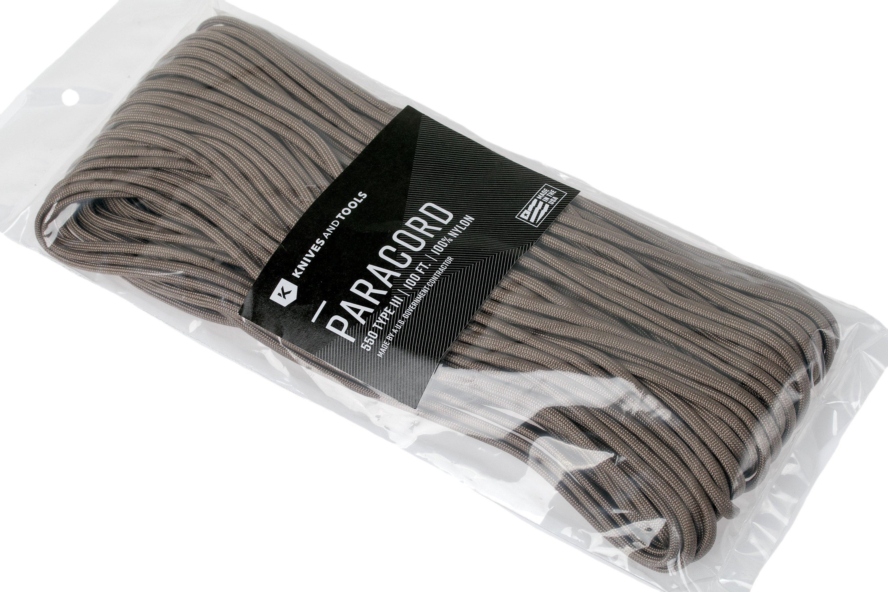 Paracord Tipo III 100 Piedi Di Paracord 550 Tipo III Mil Spec - 7 Fili