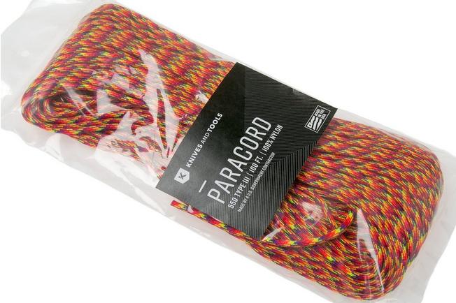 550 Paracord Typ Iii Farbe Phoenix Sunrise 100ft 30 48 M Gunstiger Shoppen Bei Knivesandtools At