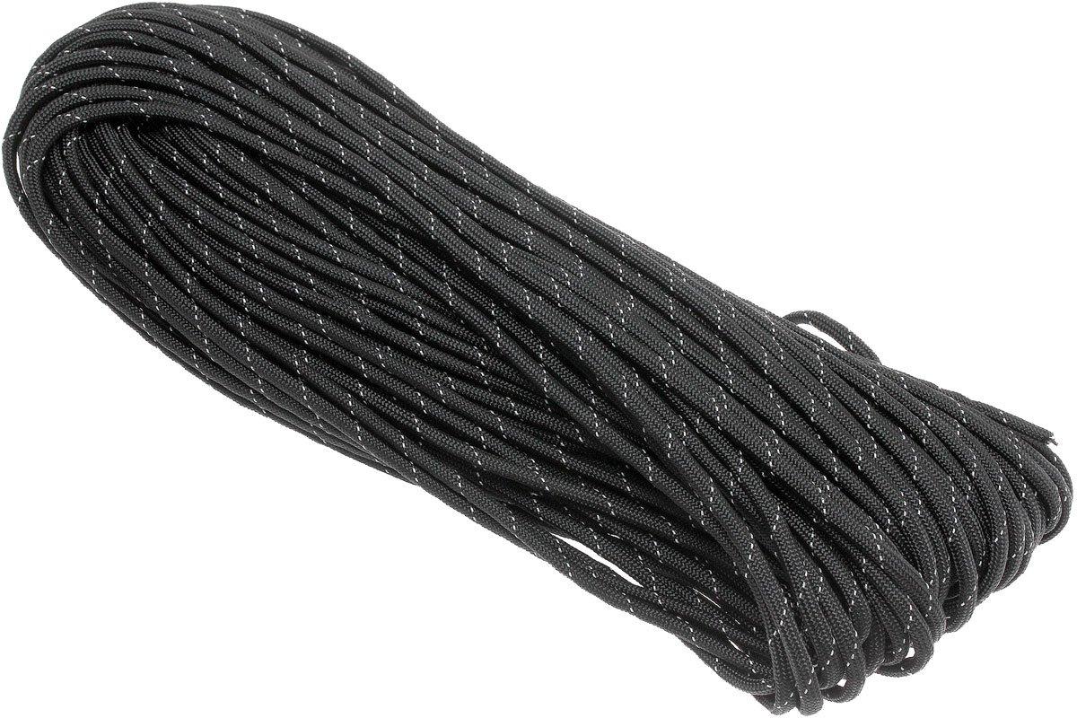 Paracord Type III 550 Black (By The Metre) - RopeServices UK