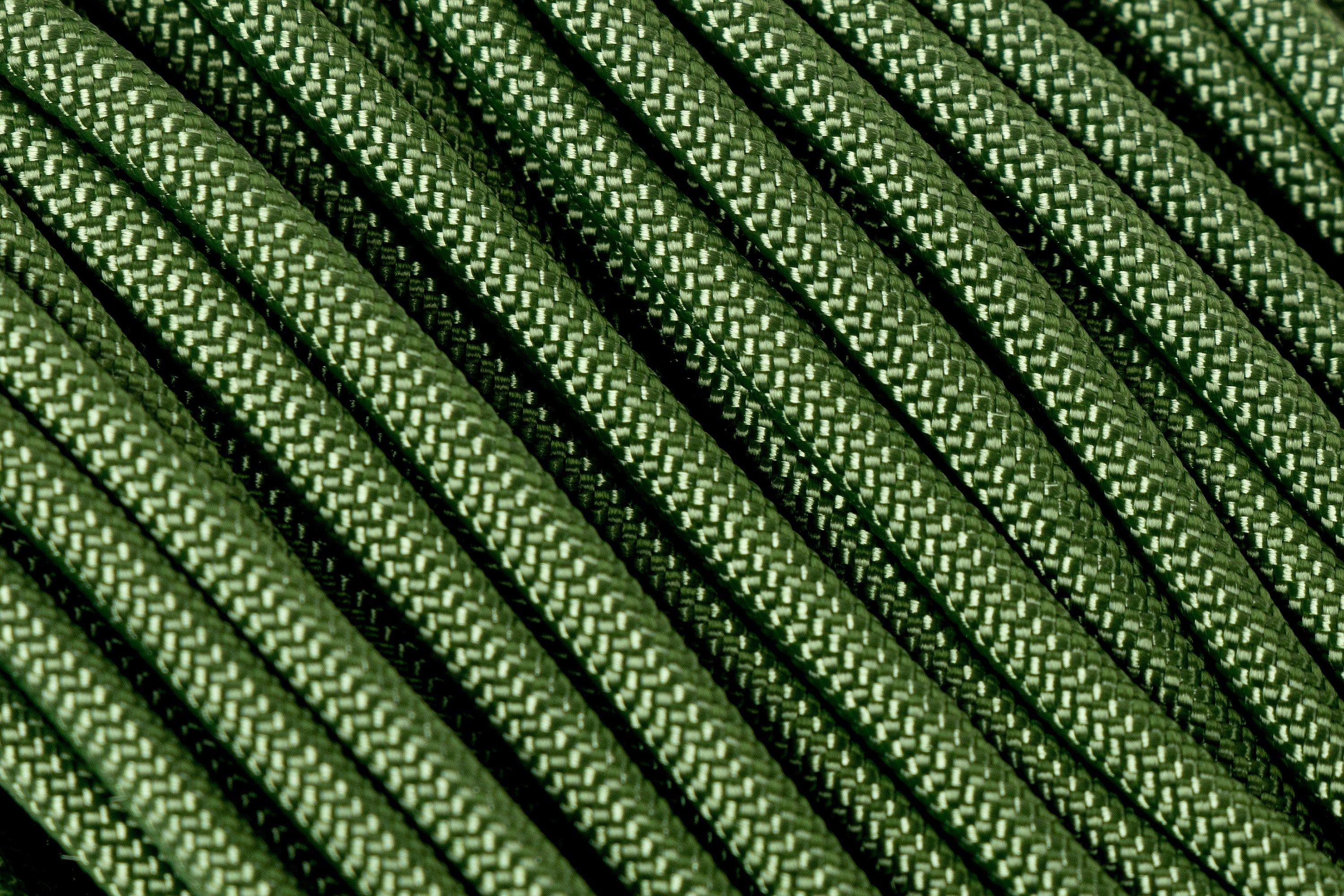 Knivesandtools 550 paracord type III, cor: fern 483, 50 ft (15.24 m ...