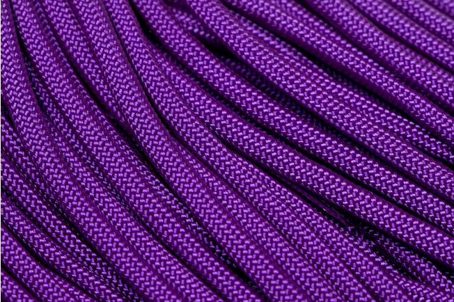 Knivesandtools 550 paracord type III, colour: purple, 50 ft (15.24 m)