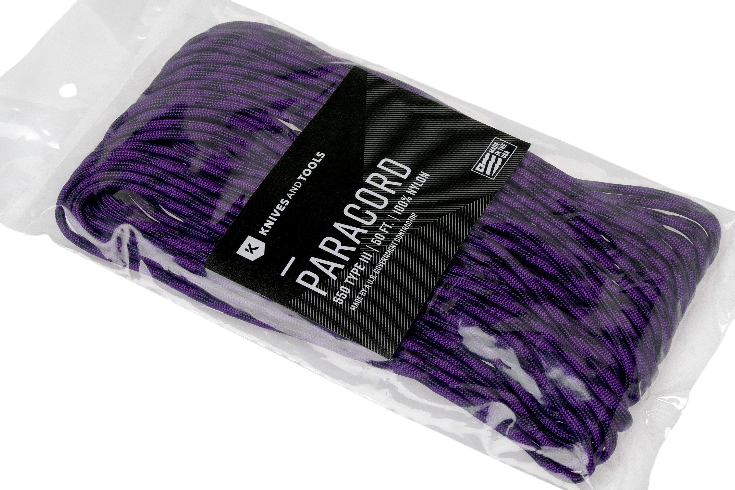 NinjaRope Paracord 550 - 30 Metri Con Tendicavo - Corda In Nylon 4mm Per Outdoor, Trekking, Campeggio - Colore: Oliva