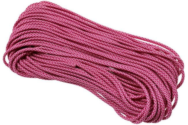 Knivesandtools 550 paracord type III, colour: rose pink with
