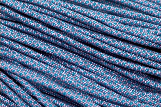 Knivesandtools 550 paracord type III, colour: baby blue diamond, 50 ft  (15.24 m)