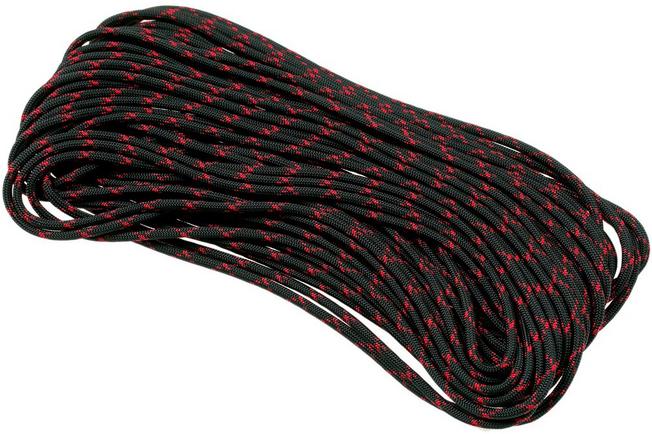 Knivesandtools 550 paracord type III, colour: imperial red diamond