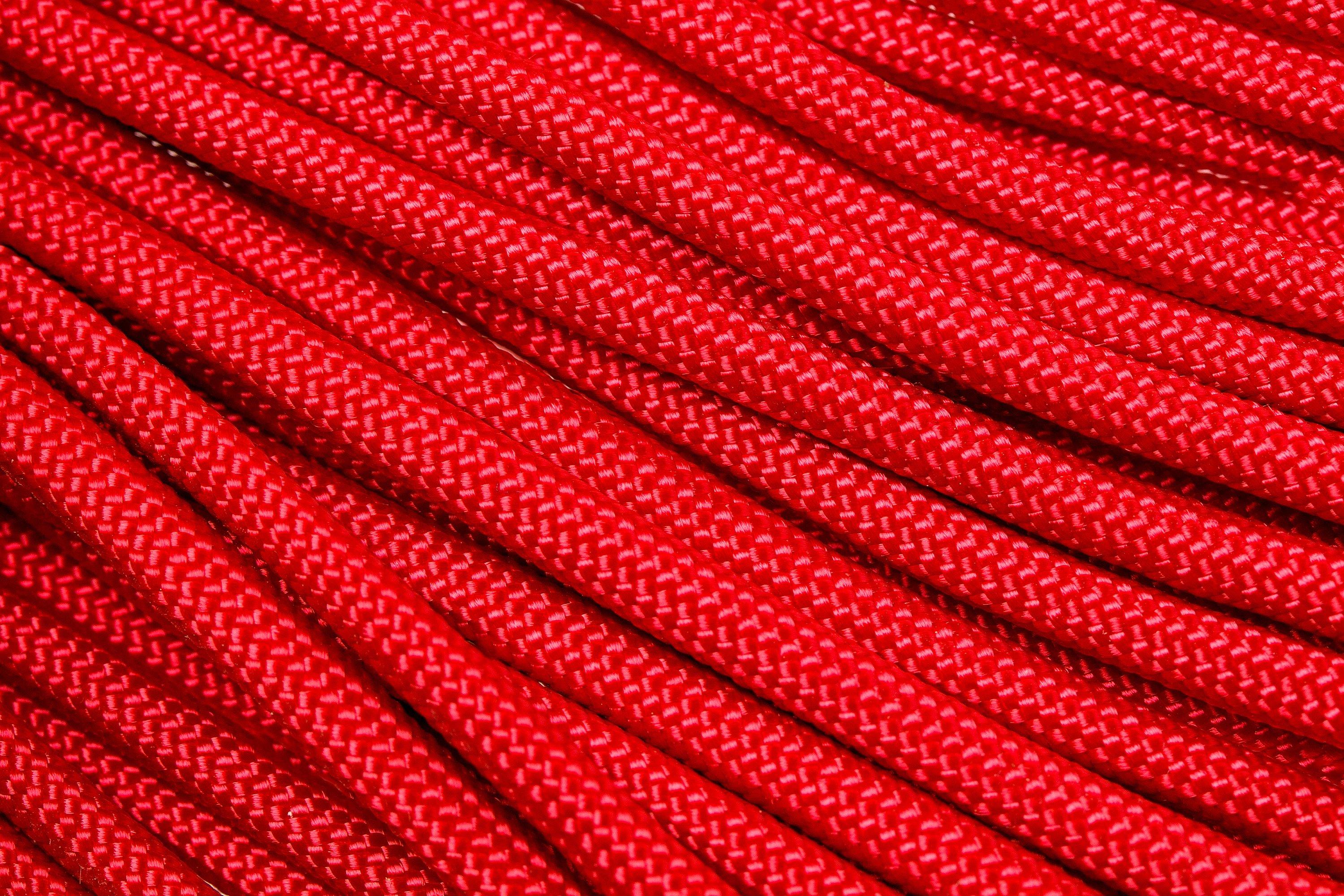 Knivesandtools 550 paracord type III, Farbe imperial red, 25 ft (7,62