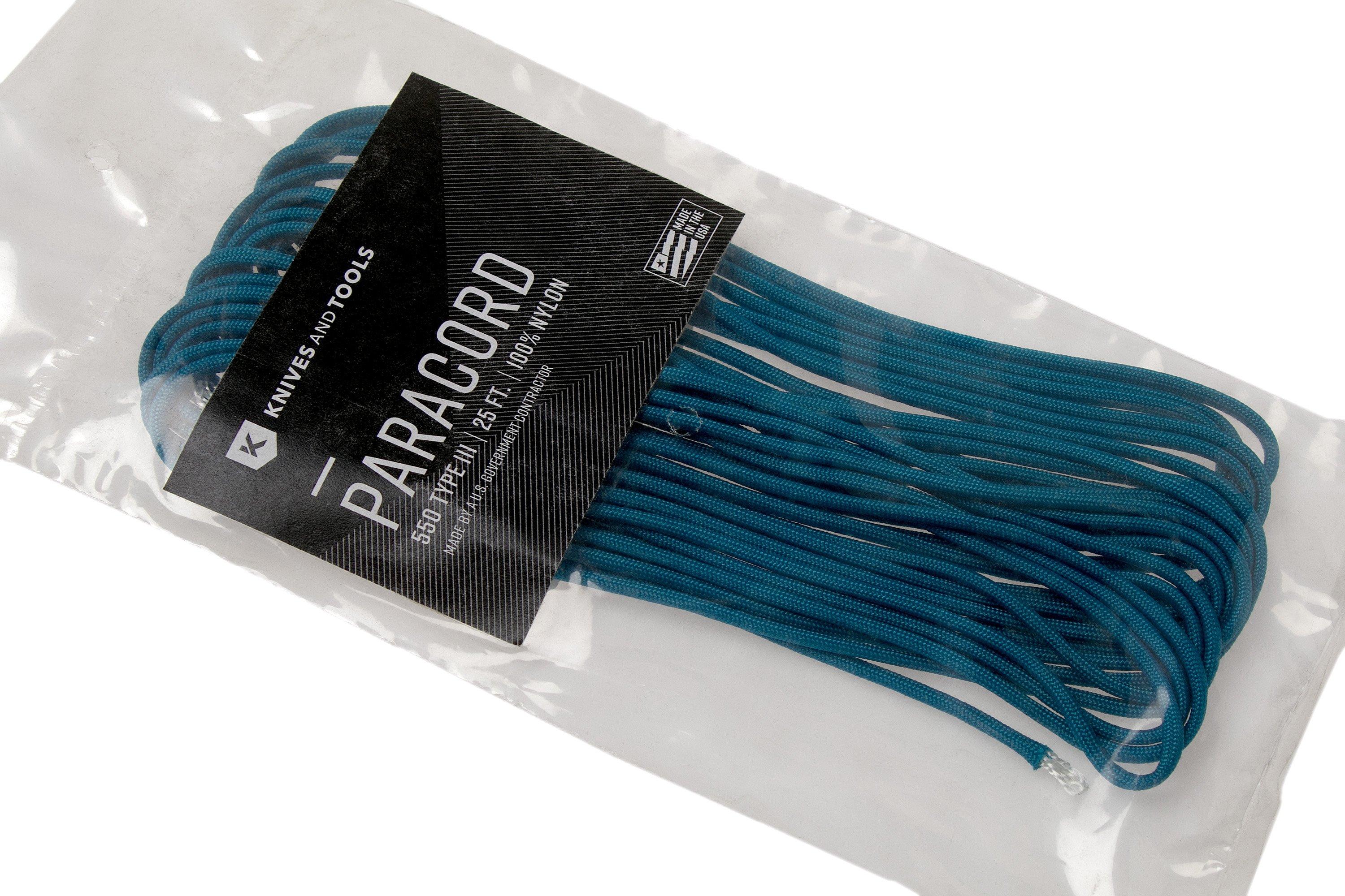 Corda Paracord Elwood 100 Piedi – Verde Fogliame, 550 Libbre, 7 Fili, Per Campeggio E Sopravvivenza