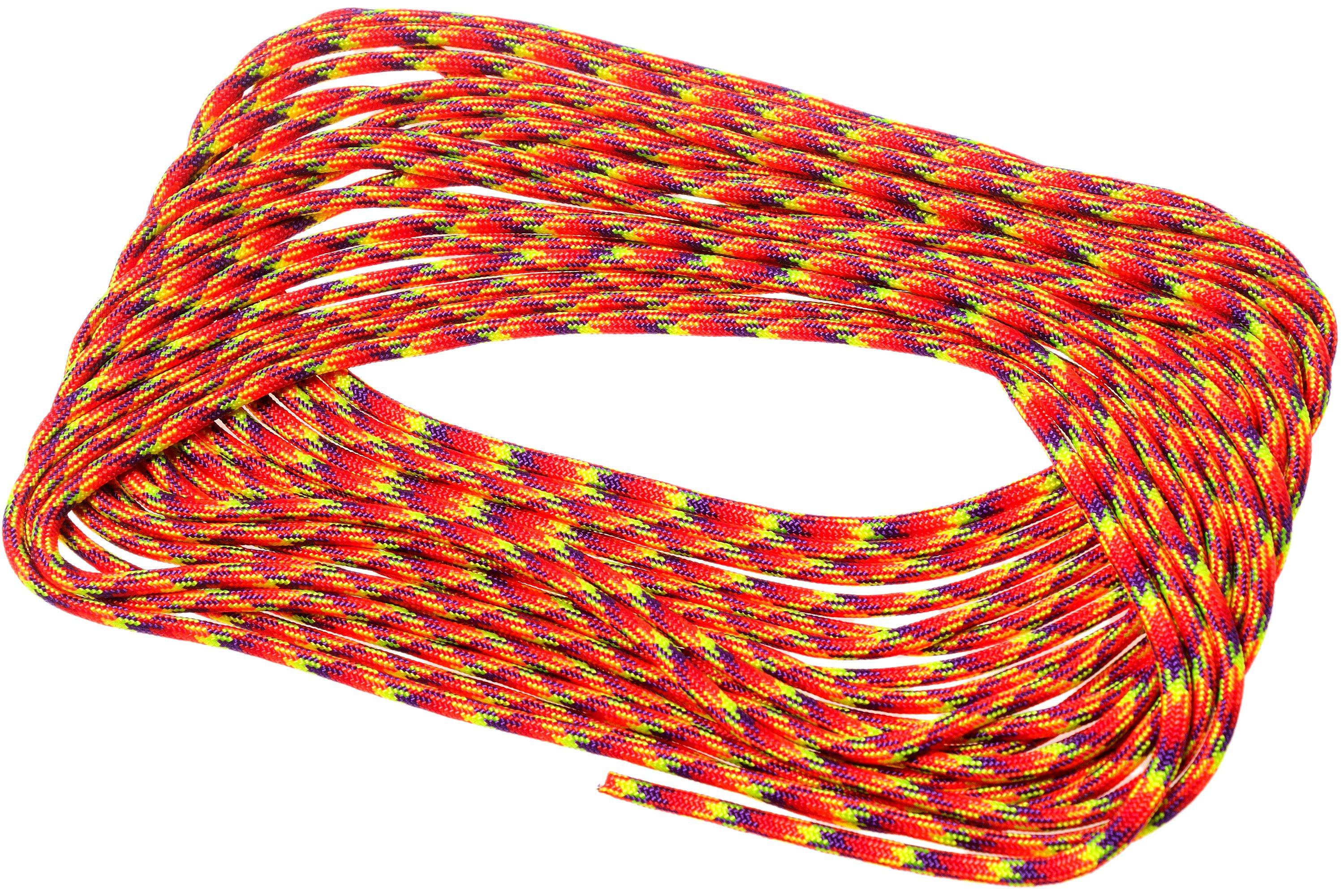 Knivesandtools 550 paracord type III, colour: phoenix sunrise, 25 ft (7 ...