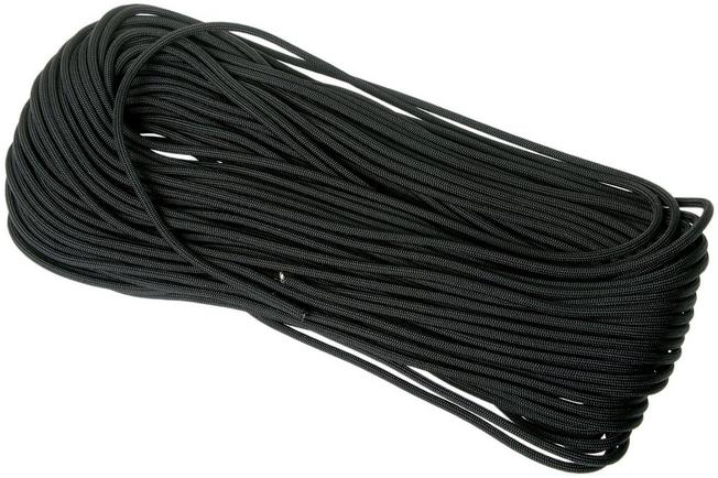 Black 550 Paracord 550 Type III (100 meters)