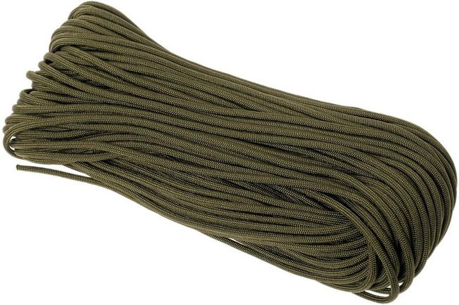 Image for 550 Paracord Type III Military Spec RG1165H, olive drab, 100 ft (30.48 m)