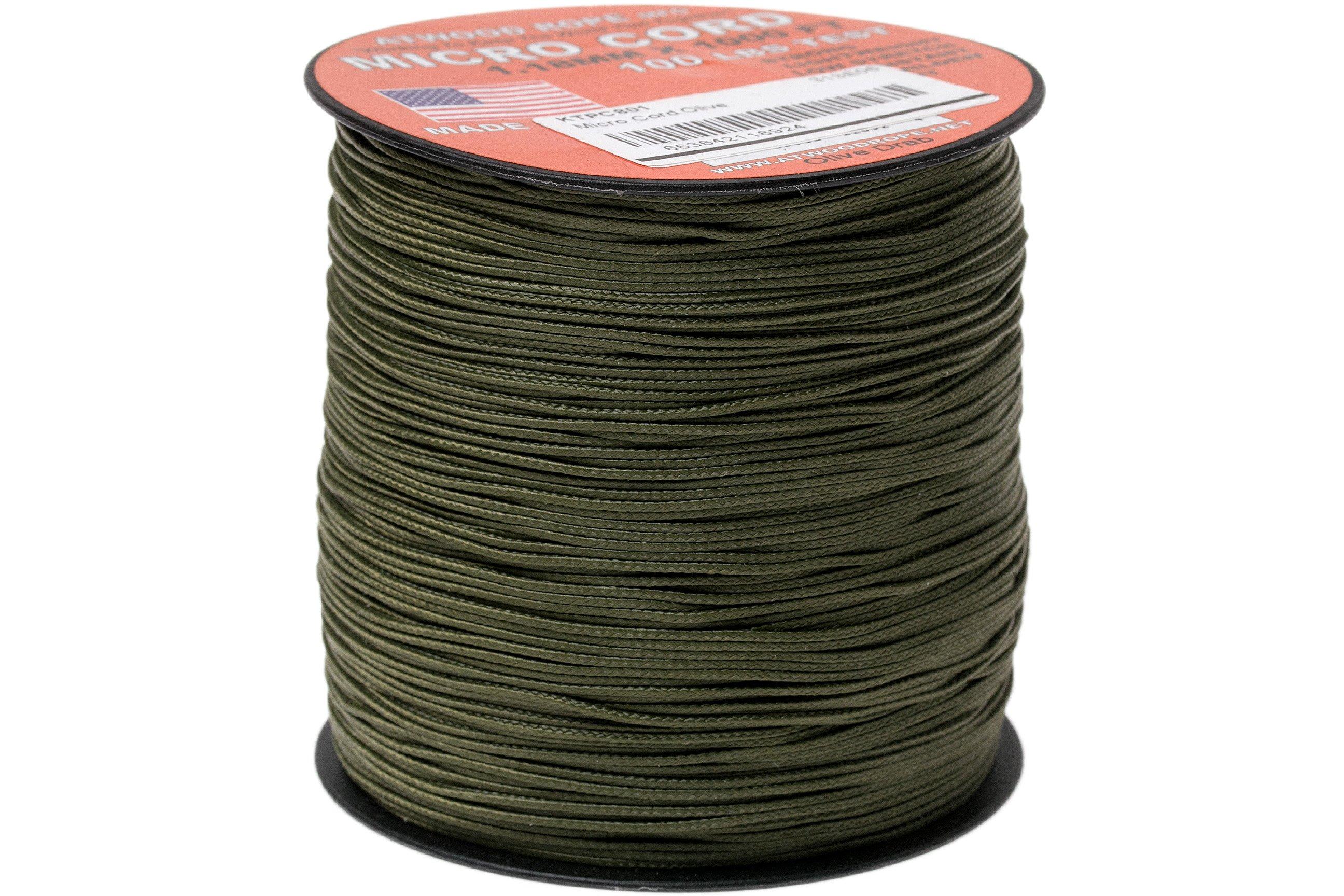 Micro Cord, olive drab, 1000 ft (304,8 meter) | Voordelig kopen bij ...