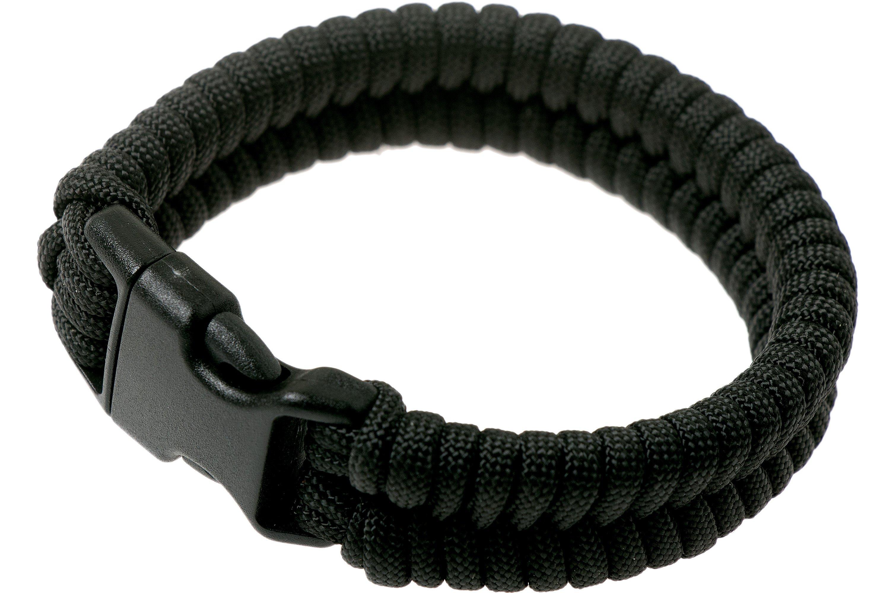 Knivesandtools paracord bracelet fishtail wave, length inner size 21 cm