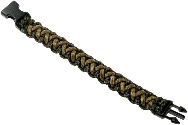 Bild für Knivesandtools Paracord Armband solomon wave, Innenlänge 22 cm, olive